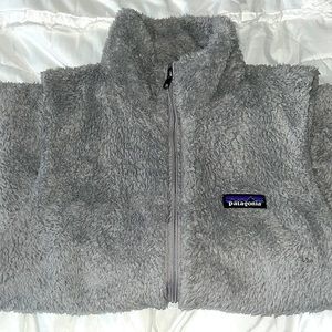 Fuzzy Gray Patagonia Vest - size medium